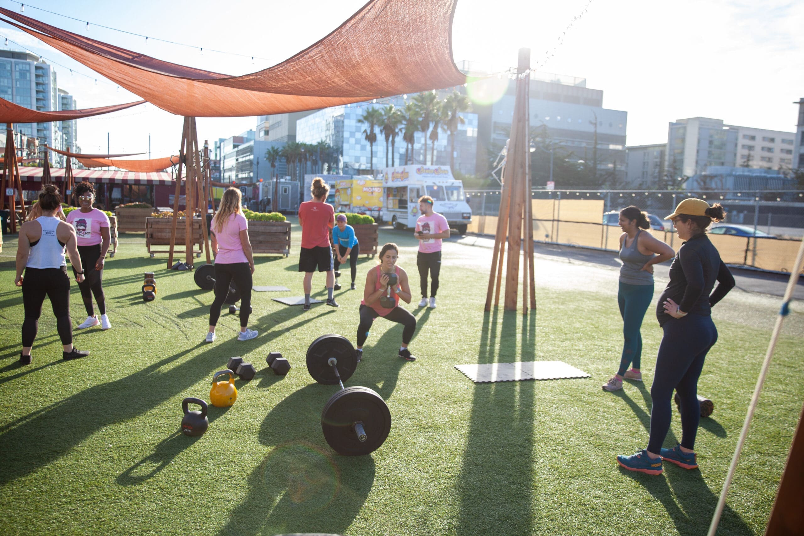 women's healthy habits san francisco fitness class